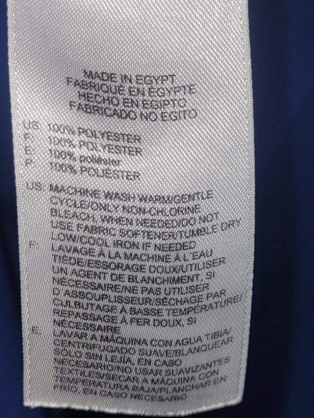Reebok Golf 3XLT polo shirt Blue - Picture 6 of 6